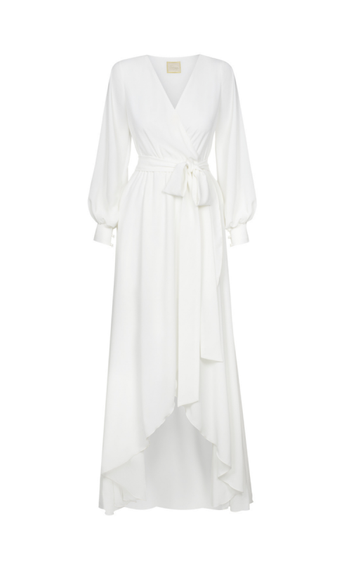 Biała sukienka maxi Irmina