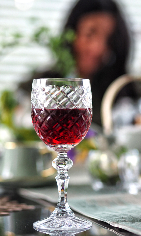 Kryształowe kieliszki do wina goblet 6szt