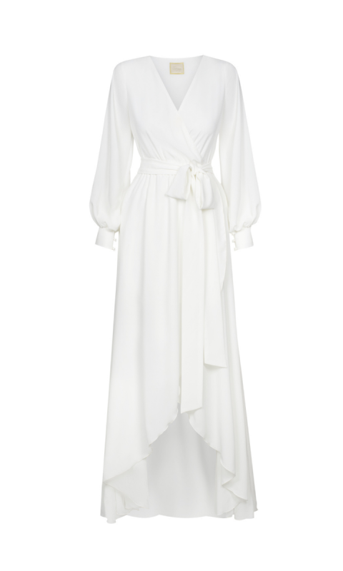 Biała sukienka maxi Irmina