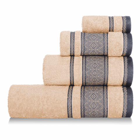 Beżowy Ręcznik 70x140 PANAMA 100% bawełna