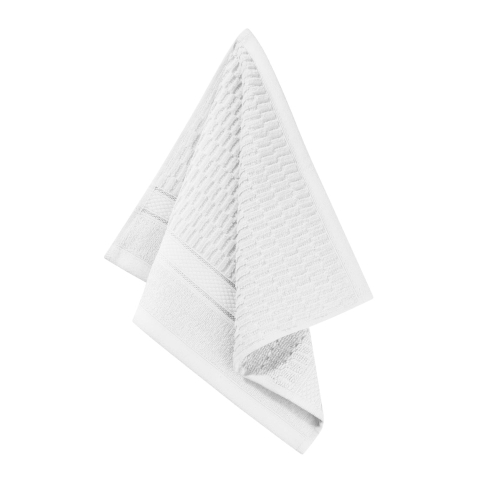 Biały Ręcznik Welurowy 30x30 PERU 100% bawełna