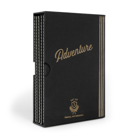 Zestaw 5 planerów podróży 'Adventure' | DESIGNWORKS INK