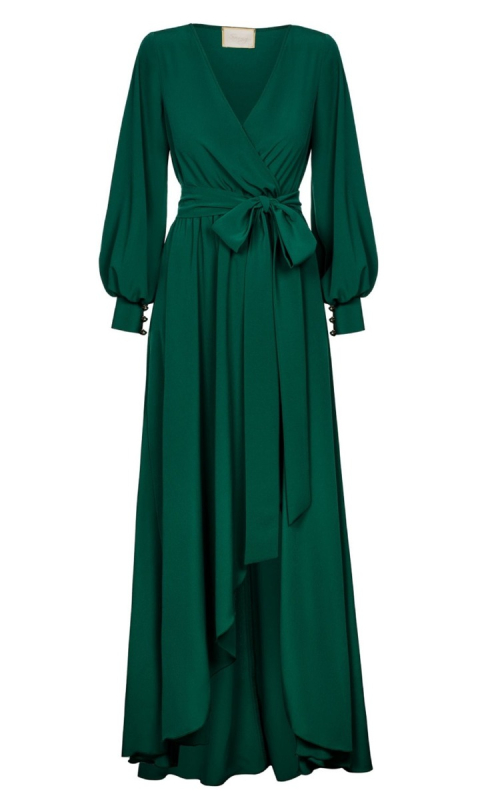 Zielona sukienka maxi Irmina